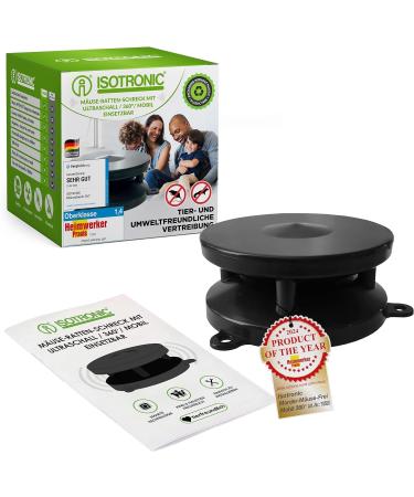 ISOTRONIC mouse scream/marten defense mobile 360 with ultrasound |For car house garage attic |Prevides marten mice rats dormouse 1
