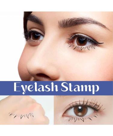 Saluaqui 4pcs Lower Eyelash Stamp Set Waterproof Lower Lash Stamp Create Voluminous and Curled Look for Enhanced Beauty Reusable Kit for Practice for Beginners or Professionals - Buy Online on GoSupps.com