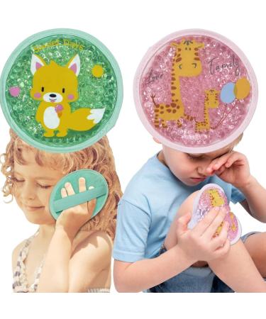 1 PS Children's cartoon ice pack reuse soft gel ice pack suitable for children injured fever ice pack