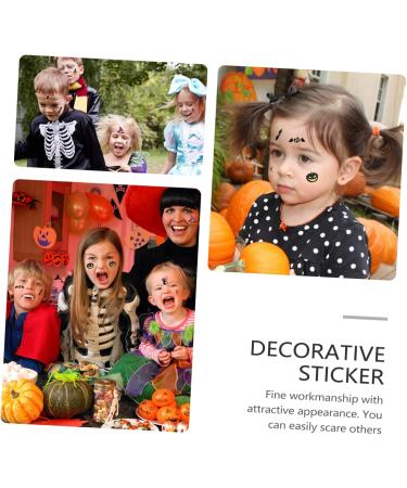 Didiseaon 32 Sheets Halloween Face Lifting Belt Kids Party Decorations Party Sticker Halloween Face Sticker Stickers Fluorescent Face Decals Transfer Paper Grimace Decorate Child - Buy Online on GoSupps.com
