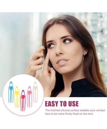 iFundom Contact Lens Tweezers 5pcs Kit - Soft Tip Insertion & Removal Tool - Buy Online on GoSupps.com