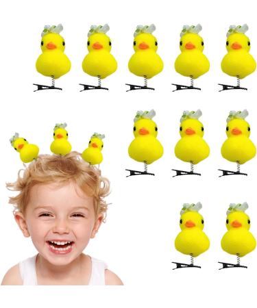Duck Plush Hairpin | Plush Hair Clips Duck Hair Pins | Yellow Duck Design Plush Hairpin Collection for Kids Women Girls - Buy Online on GoSupps.com