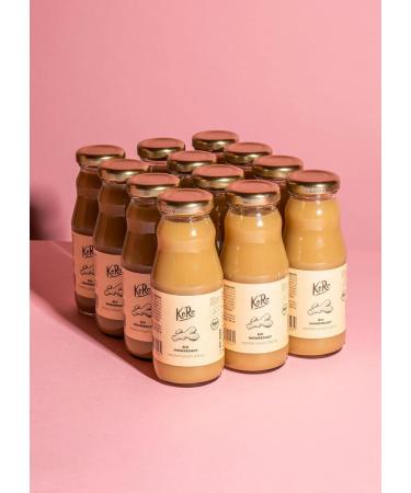 KoRo - Organic ginger concentrate 12x200 ml - Naturally pungent ginger shots without artificial additives composed of 96.5% - Buy Online on GoSupps.com