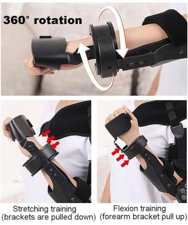 Electric Elbow Joint Rehabilitation Device for Hemiplegia | Stroke Recovery Elbow Protector & Stretch Trainer - Buy Online on GoSupps.com