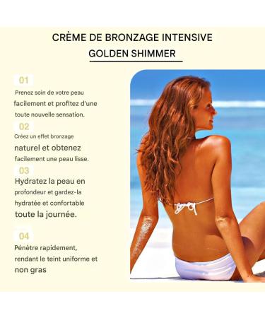  Jukeoiu Jukeoiu Iridescent Tanning Gel Intense Golden Glow and Radiance for a Tan Nourishing Self-Tan for Beach Camping - Buy Online on GoSupps.com