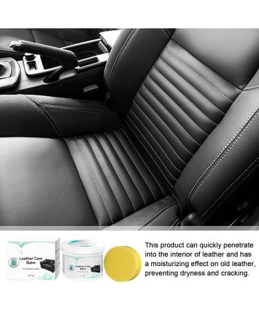 Cleaning Cream for Leather - 100g Portable Leather Polish & Conditioner Cleaner - Professional Beeswax Furniture Polish Restorer Leather Polish & Conditioner with 1 Sponge for Furniture Lvtfco - Buy Online on GoSupps.com