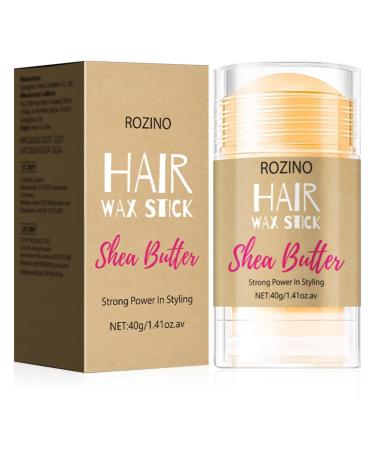 Hair Wax Stick, Hair Wax Stick for Styling and Smoothing Frizz, Nourishing, Improves Control and Styling, Hair Edge Control Pomade, Non-Greasy Styling Cream