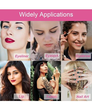 Autdor 500Pcs Pink Glue Rings for Eyelash Extensions - Lash Glue Holder for Makeup & Microblading - Buy Online on GoSupps.com