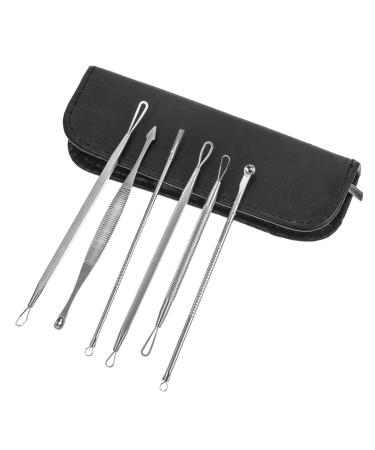 WOONEKY 1 Set Blackhead Removal Tool Specialty Tools Pimple Tool Pimple Remover Stainless Steel Silver