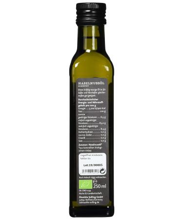  lm hle Solling Roasted Hazelnut Oil - Organic 250 ml | Premium International Shipping - Buy Online on GoSupps.com
