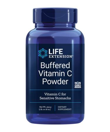 Life Extension Buffered Vitamin C Powder 16 oz (454 g)