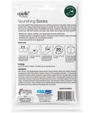 New Epielle Lavender Socks and Gloves Gift Set for Women | Moisturizing Cream & Lotion | 12 Pack Spa Beauty Gifts | Mother's Day Gift - Buy Online on GoSupps.com