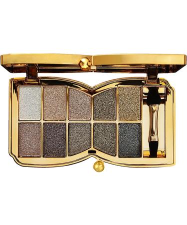 10 Colors Glitter Eyeshadow Pallet Shimmer Colorful Eyeshadow Palette Makeup Diamond Bright Makeup Shimmery Highly Pigmented Waterproof Long-lasting Sweatproof Practice Make Up - Buy Online on GoSupps.com
