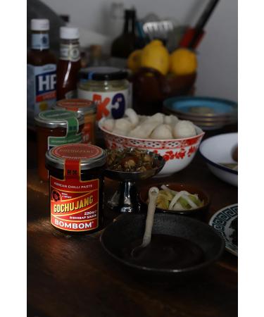 Bombom Gochujang Hot Pepper Paste Korean Chili Paste 220g Chilli & Hot Pepper Sauce - Buy Online on GoSupps.com