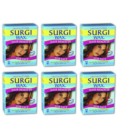 Surgi-wax Hair Remover For Face 1-Ounce Boxes (Pack of 6)