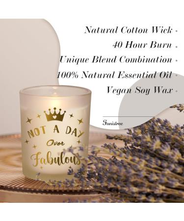 Christmas Birthday Lavender Scented Candle Gift for Her - Perfect for Mum, Girlfriend, Sister, Wife, Best Friends - Great for Secret Santa, Retirement, Teacher Gifts - Xmas Stocking Filler - Buy Online on GoSupps.com