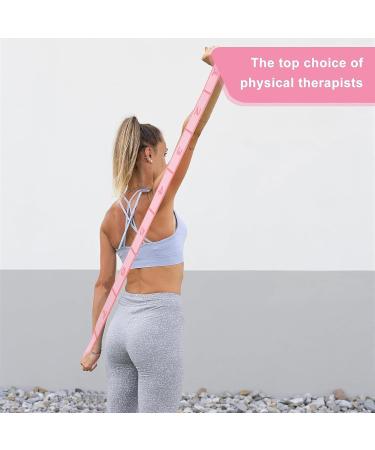 Buy Premium Pink Stretching Fitness Band with Loops | Yoga & Exercise Strap for Effective Stretching & Flexibility - Buy Online on GoSupps.com