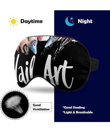 Shop Nail Art Therapist Soft Sleep Mask - Adjustable Eye Cover for Ultimate Light Blockage | Perfect for Women & Men - Buy Online on GoSupps.com