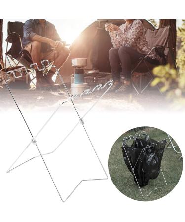 Trash Bags Holder Stand Outdoors Portable Trash Bag Rack Folding Garbage Holder Stand for Camping Picnic BBQ Camping Recycling Suitable in Bedroom Kitchen - Buy Online on GoSupps.com