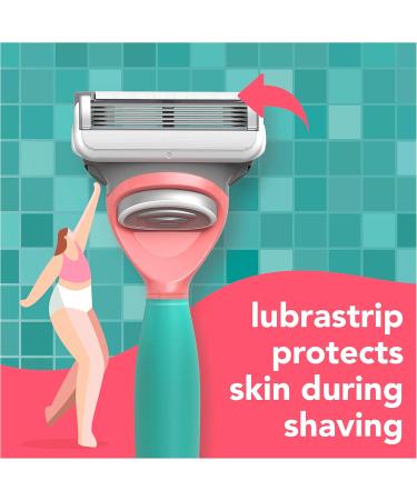 Joy Color-Changing Razor for Women Shave Kit with 1 Handle + 2 Razor Blade Refills - Buy Online on GoSupps.com