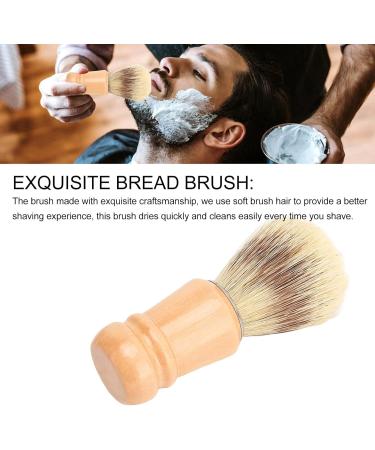 Premium Shaving Brush with Wooden Handle - Soft Hair for Men | Beard & Razor Brush for Home Salon - Buy Online on GoSupps.com