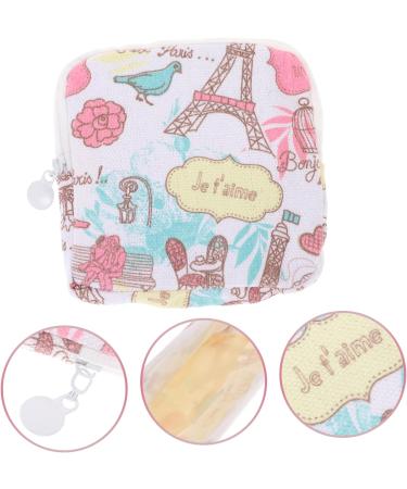 DOITOOL Holder Tampon Bag Travel Set - Large Storage Bag for Women, Cartoon Wallet Design - Ideal for Napkins, Cosmetics, and Nursing Towels - Buy Online on GoSupps.com