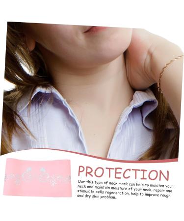 Mobestech Neckband Neck Film Sticker Neck Anti- Neck Wrinkles Nourishing Neck Band Beauty Anti-Wrinkle Neck Patch Safe Neck Patch Moisturizing Belt Pink Plant Gel - Buy Online on GoSupps.com