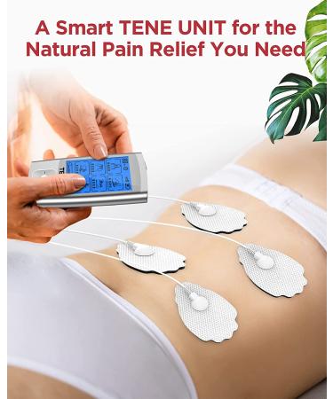 TENKER TENS EMS Unit Muscle Stimulator 24 Modes | Pain Relief & Muscle Strength | Rechargeable Pulse Massager - Buy Online on GoSupps.com