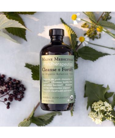 Maine Medicinals Organic Herbal Detox Supplement - Liver & Kidney Support with Adaptogens - 8 fl oz - Buy Online on GoSupps.com