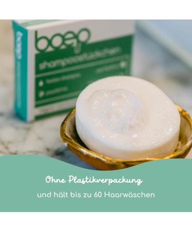 boep Natural and Organic Solid Shampoo - For Babies Children and Sensitive Skin - Fragrance and Plastic Free #ZeroWaste (60g) - Buy Online on GoSupps.com