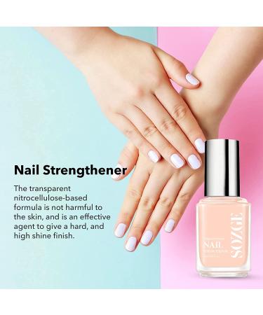 Sozge Nail Strengthener & Growth Treatment Cream - Hard as Hoof Formula for Damaged, Thin & Weak Nails 0.5 oz - Buy Online on GoSupps.com