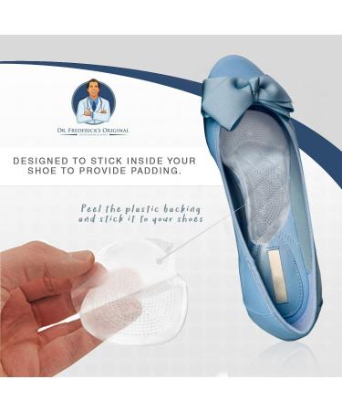 Dr. Frederick's Original Self-Adhesive Metatarsal and Arch Support Gel Pads (Large) - 2 Pieces - Ball of Foot Cushions for Plantar Fasciitis - W8.5-11.5 | M7.5-11 - Buy Online on GoSupps.com