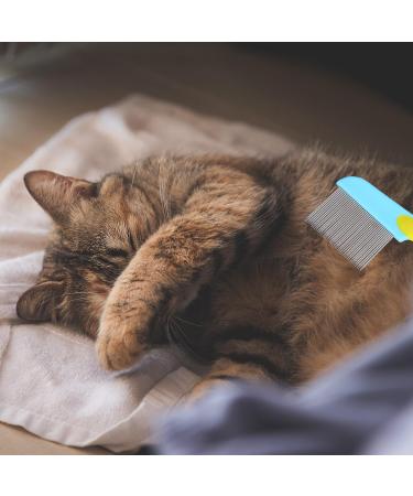 2-Piece Flea Comb Set for Cats & Dogs | Stainless Steel & Plastic Lice Removal Combs - Buy Online on GoSupps.com