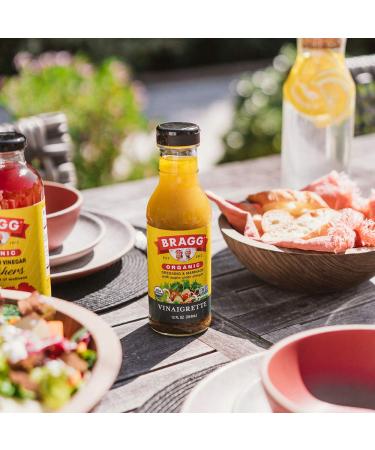 Bragg Organic Vinaigrette Dressing 12 oz - Healthy 12 Fl Oz Salad Dressing (1 Pack) - Buy Online on GoSupps.com