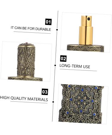 VINTORKY Perfume Bottle Retro Perfume Perfumes De Hombre Vintage Glass Bottle Makeup Mister Cosmetic Storage Container Mens Colgne Empty Travel Essential Oil Bottle Mini Composite Material - Buy Online on GoSupps.com