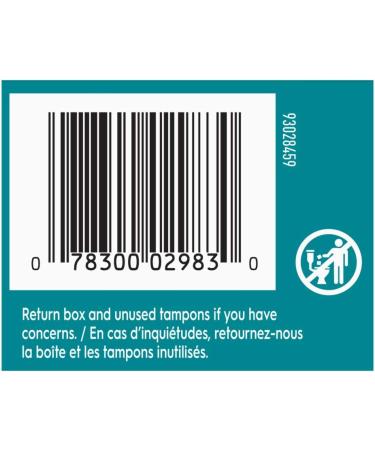 o.b. Organic Cotton Tampons - 100% Organic with 8 Hour Leak Protection - Regular 24 Count - Buy Online on GoSupps.com