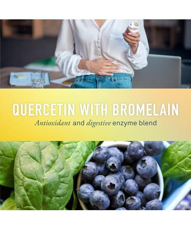 Organika Quercetin with Bromelain- High Availability Immune System Support Allergy and Inflammation Support- 60tabs 60 count (Pack of 1) Nutritional Supplement - Buy Online on GoSupps.com