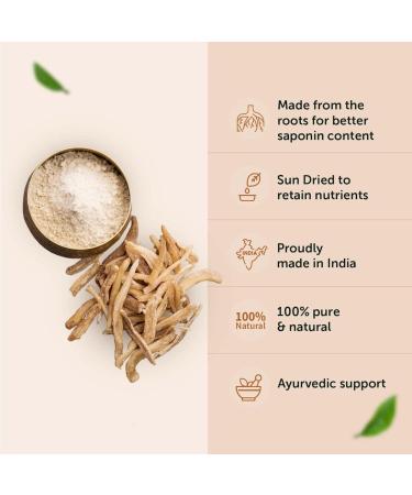 Himaalaayas Natural Safed Musli Powder (Chlorophytum borivilianum) Safed Musali Root Powder - Swet Musli Churna - White Musli Powder - 100 gm - Buy Online on GoSupps.com