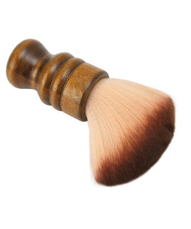 Qukaim Hair Cutting Neck Cleaning Brush Neck Duster Nylon Brush Hair Cutting Cleaning Tool for Salon Soft Face Dust and Hair Sweep Barber Brush