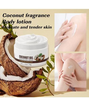 Coconut Oil Lotion - 2 Pcs Hydrating Body Lotion Infused with Coconut Oil Hydrates Dry Skin Instantly Deep Nourishment Lightweight & Fast Absorbing Non Greasy for Hand Feet Leg Body - Buy Online on GoSupps.com