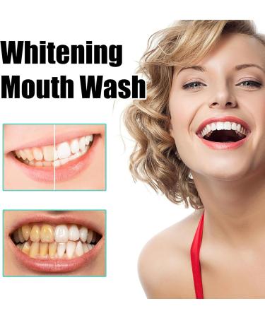 Coconut Mint Mouthwash for Whitening Teeth & Fresh Breath | Gum Care Set + Tongue Scraper | 100 ml - Buy Online on GoSupps.com
