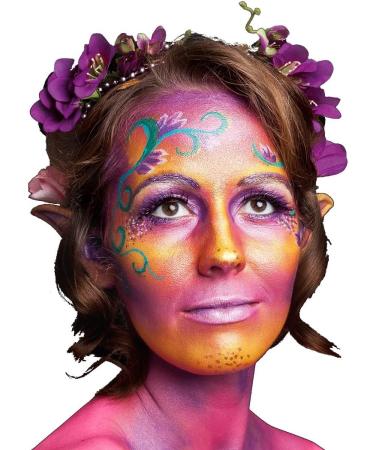 Maskworld Aqua Make-Up 12g - High-Quality Water-based Face & Body Paint in Colorful (228 Topaz) - Ideal for Theater & Special Effects - Buy Online on GoSupps.com