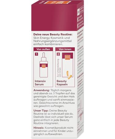 Merz Consumer Care Merz Spezial Skin Energy Intensive serum 1 x 30 ml vegan facial serum with Q10 and grapeseed oil Skincare for cell regeneration tighter skin and awake appearance - Buy Online on GoSupps.com