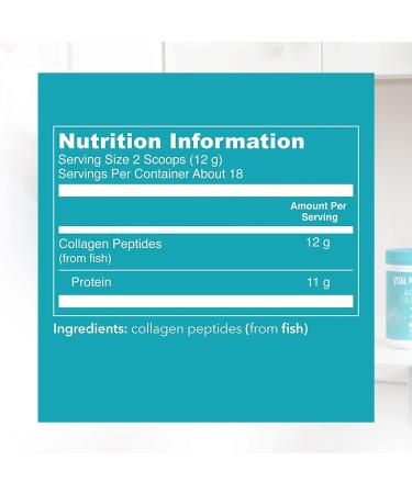 Vital Proteins Marine Collagen Peptides Powder 221g - Hydrolyzed Supplement - Buy Online on GoSupps.com