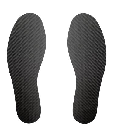 1 Pair Very Rigid Carbon Fiber Shoe Inserts for Arthritis Lis Franc Metatarsal Fractures Acute Turf Toe Hallux Rigidus  Length 27.5cm(Fit Men Size 11/Women 12) 27.5cm Fit Women's Size 12  Men's 11