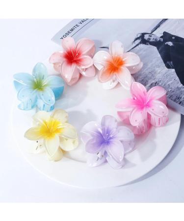 Hair clips Claw Clips 1 Pc Fashion Women Beach Vacation Egg Flower Hair Clips Flower Large Hair Claw Hairpin Women Girls Accessories-5(14) - Buy Online on GoSupps.com