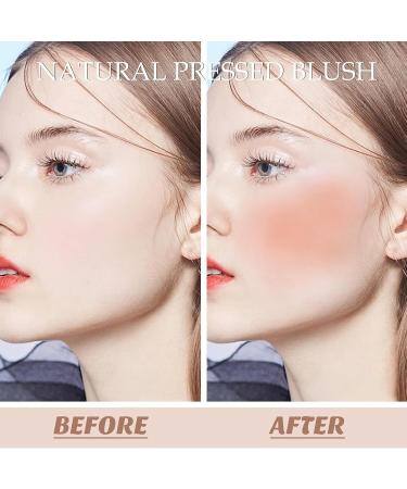  Diyxisk Blush Powder Orange 6 g Embossed Makeup Light Weight Natural Glow Waterproof Long-Lasting (Orange) - Buy Online on GoSupps.com