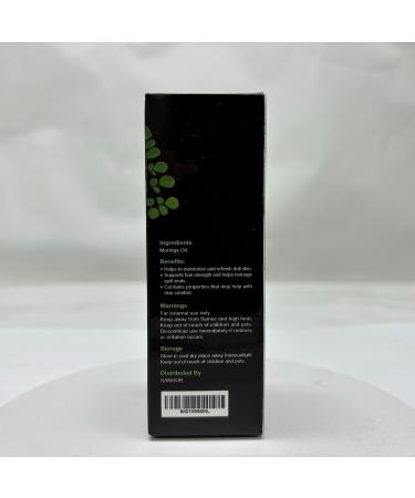 SANOOR Organic Moringa Oil 100% Pure (57.3g) | Organic Oil for Skin and Hair Organic Cold Pressed Moringa Oil for Face Scalp Nourishing and - Buy Online on GoSupps.com
