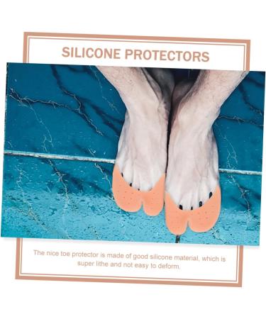 Healvian Silicone Gel Toe Sleeves - 3 Pairs | Toe Protectors for Sneakers | Breathable, Comfortable, Anti-Slip Toe Covers - Buy Online on GoSupps.com