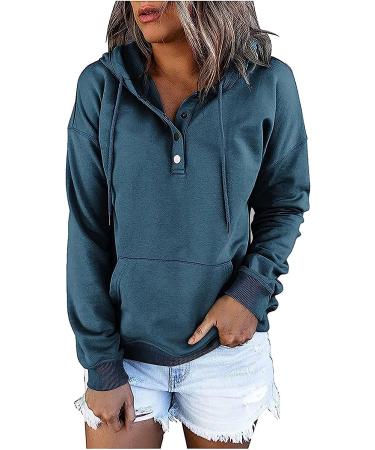 Womens Aztec Sweatshirt Hoodie with Drawstring Pocket - Navy, Large - Buy Online on GoSupps.com